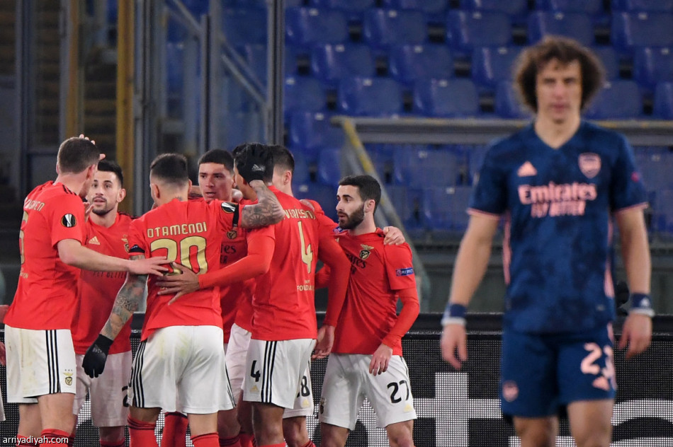 الدوري الأوروبي.. أرسنال وبنفيكا يتعادلان