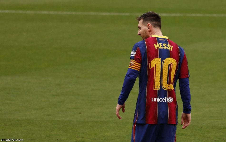 ميسي يعيد برشلونة إلى المركز الثاني