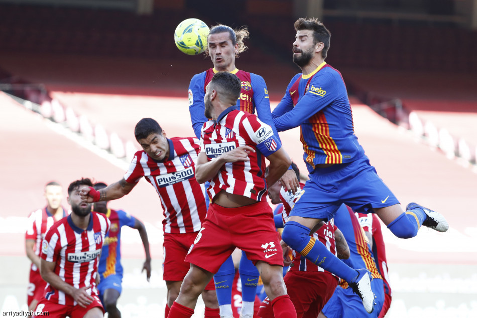 ‏⁧برشلونة‬⁩ وأتلتيكو‬⁩ يتعطلان.. ويمنحان الريال فرصة الصدارة