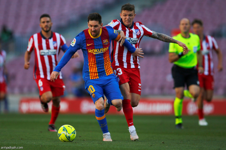 ‏⁧برشلونة‬⁩ وأتلتيكو‬⁩ يتعطلان.. ويمنحان الريال فرصة الصدارة