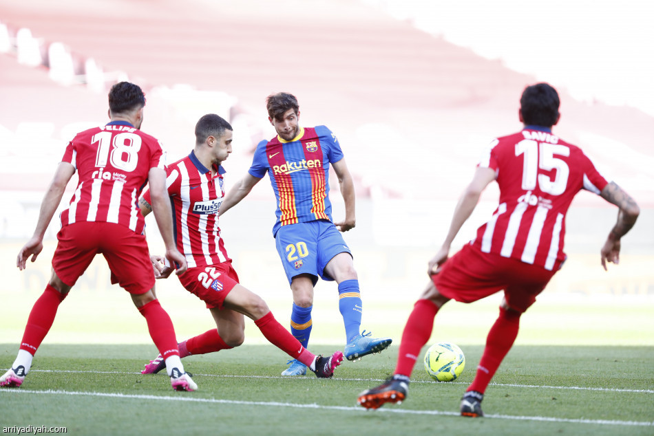 ‏⁧برشلونة‬⁩ وأتلتيكو‬⁩ يتعطلان.. ويمنحان الريال فرصة الصدارة