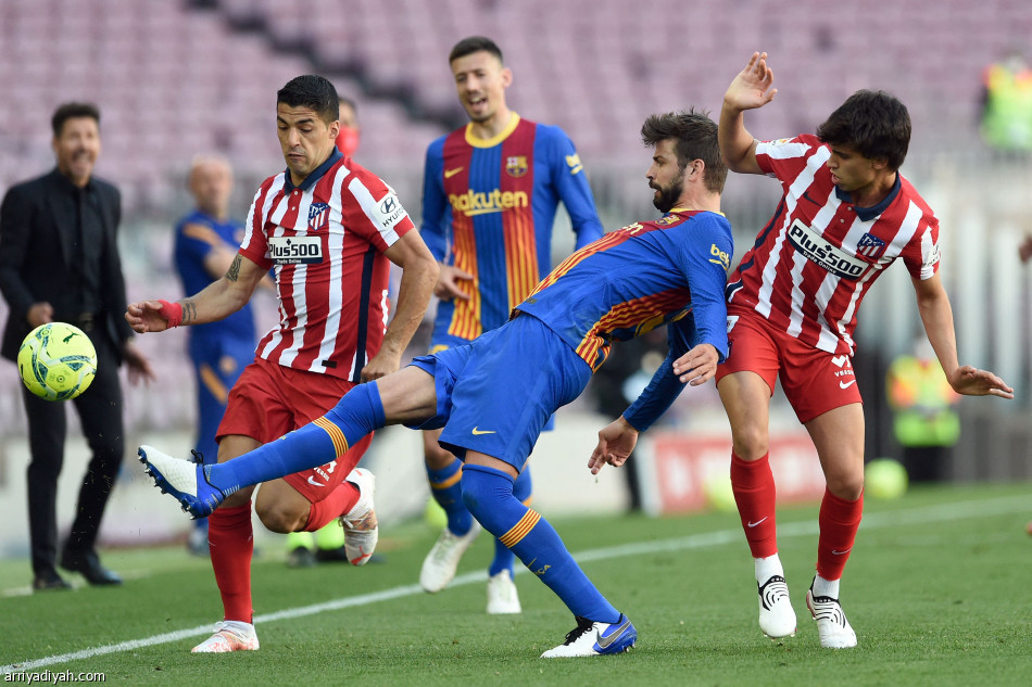 ‏⁧برشلونة‬⁩ وأتلتيكو‬⁩ يتعطلان.. ويمنحان الريال فرصة الصدارة