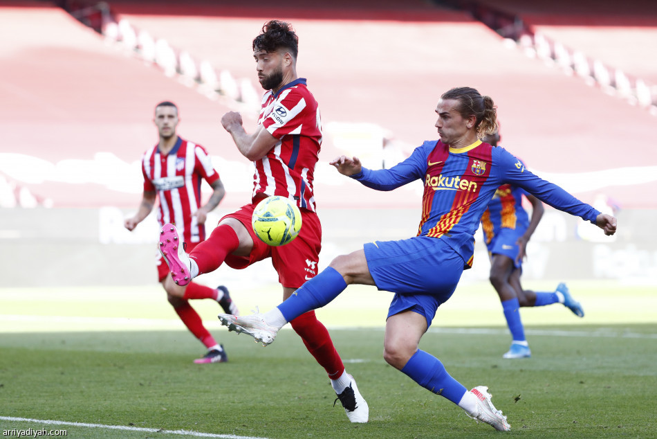 ‏⁧برشلونة‬⁩ وأتلتيكو‬⁩ يتعطلان.. ويمنحان الريال فرصة الصدارة